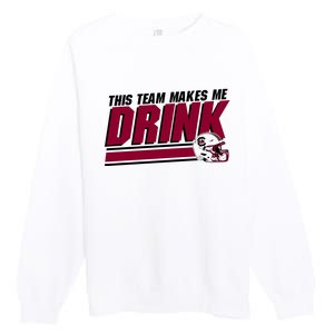 This Team Makes Me Drink South Carolina Football Premium Crewneck Sweatshirt