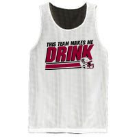 This Team Makes Me Drink South Carolina Football Mesh Reversible Basketball Jersey Tank