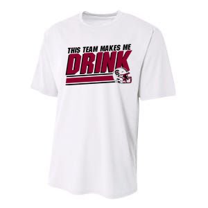 This Team Makes Me Drink South Carolina Football Performance Sprint T-Shirt