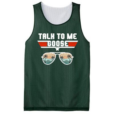 Talk To Me Goose Jet Fighter Sunglasses Mesh Reversible Basketball Jersey Tank