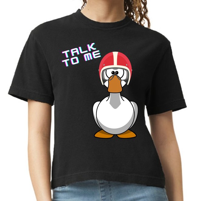 Talk To Me Goose Comfort Colors Boxy T-Shirt