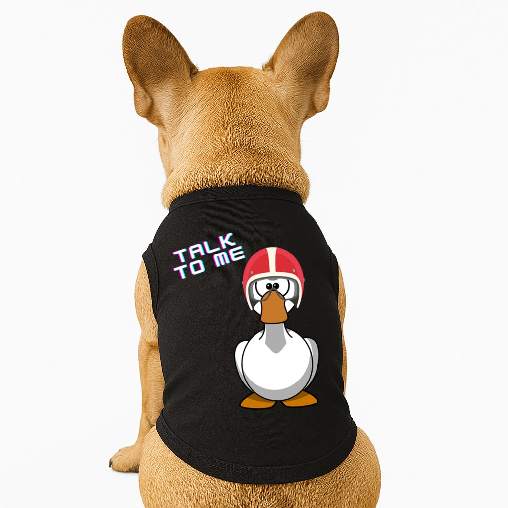 Talk To Me Goose Doggie Tank