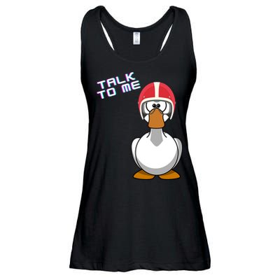 Talk To Me Goose Ladies Essential Flowy Tank