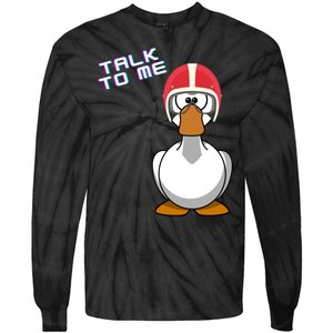 Talk To Me Goose Tie-Dye Long Sleeve Shirt