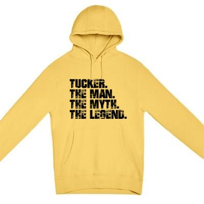 Tucker The Man The Myth The Legend Tucker Carlson Premium Pullover Hoodie