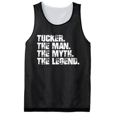 Tucker The Man The Myth The Legend Tucker Carlson Mesh Reversible Basketball Jersey Tank