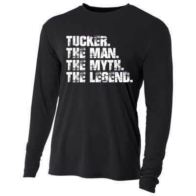 Tucker The Man The Myth The Legend Tucker Carlson Cooling Performance Long Sleeve Crew