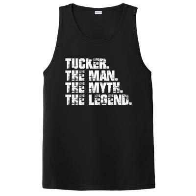 Tucker The Man The Myth The Legend Tucker Carlson PosiCharge Competitor Tank