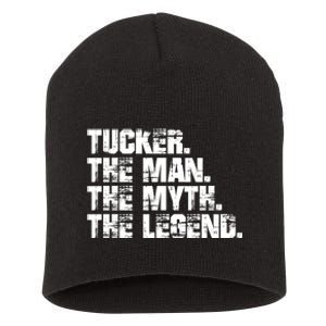 Tucker The Man The Myth The Legend Tucker Carlson Short Acrylic Beanie