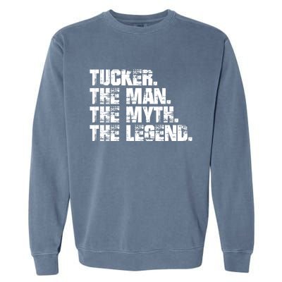 Tucker The Man The Myth The Legend Tucker Carlson Garment-Dyed Sweatshirt