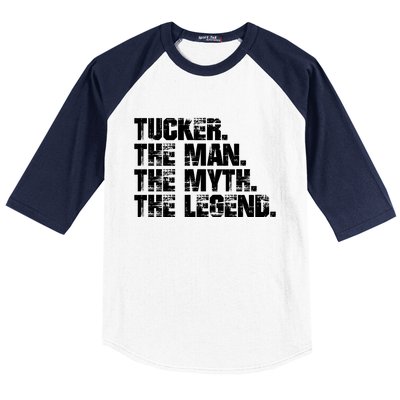 Tucker The Man The Myth The Legend Tucker Carlson Baseball Sleeve Shirt