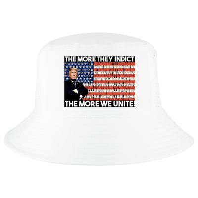 Trump The More They Indict The More We Unite Cool Comfort Performance Bucket Hat