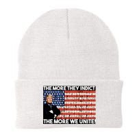 Trump The More They Indict The More We Unite Knit Cap Winter Beanie