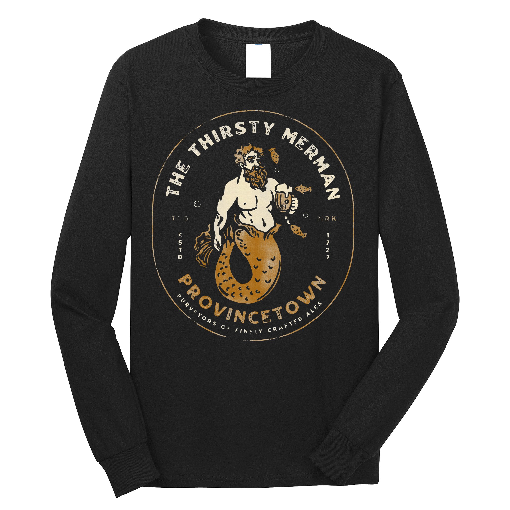 The Thirsty Merman Provincetown Cape Cod Massachusetts Long Sleeve Shirt