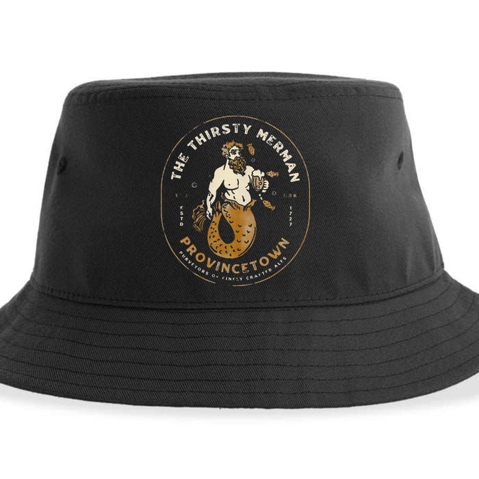 The Thirsty Merman Provincetown Cape Cod Massachusetts Sustainable Bucket Hat