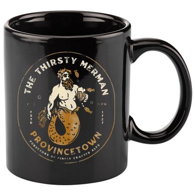 The Thirsty Merman Provincetown Cape Cod Massachusetts 11oz C Handle Ceramic Mug
