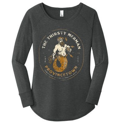 The Thirsty Merman Provincetown Cape Cod Massachusetts Women's Perfect Tri Tunic Long Sleeve Shirt