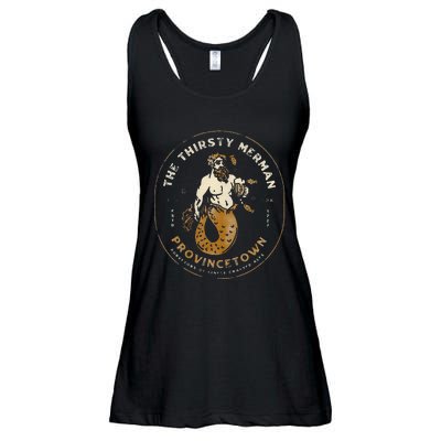 The Thirsty Merman Provincetown Cape Cod Massachusetts Ladies Essential Flowy Tank