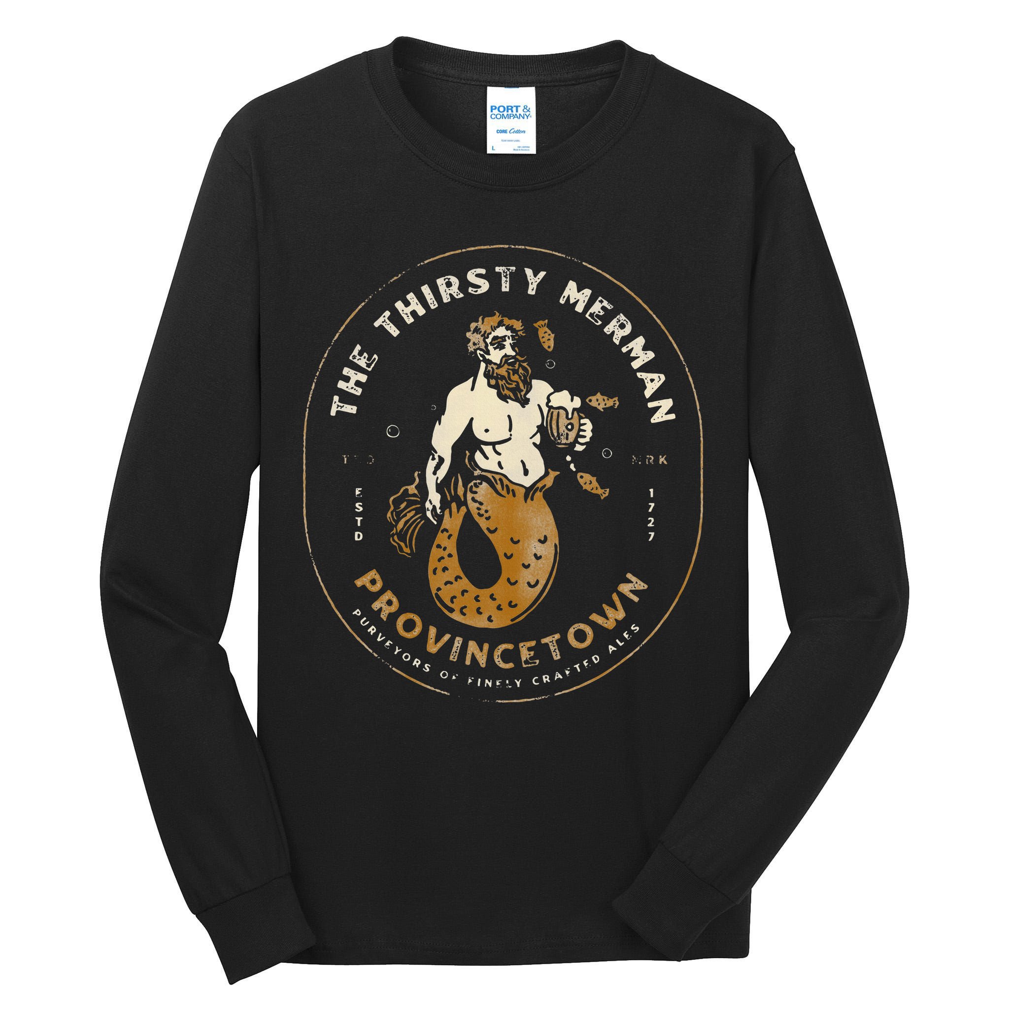 The Thirsty Merman Provincetown Cape Cod Massachusetts Tall Long Sleeve T-Shirt