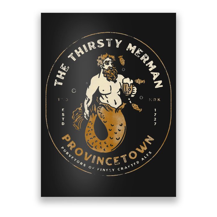 The Thirsty Merman Provincetown Cape Cod Massachusetts Poster