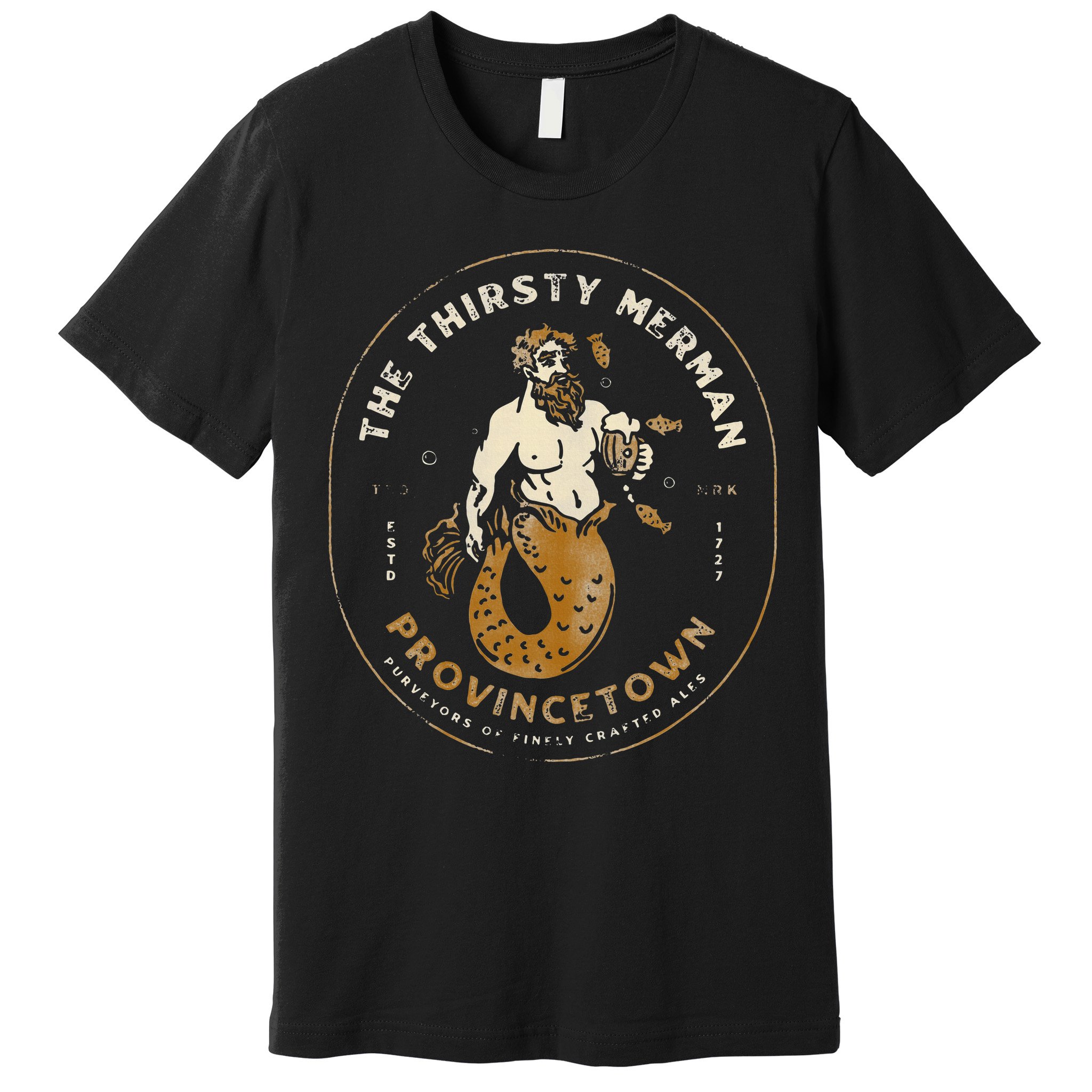The Thirsty Merman Provincetown Cape Cod Massachusetts Premium T-Shirt