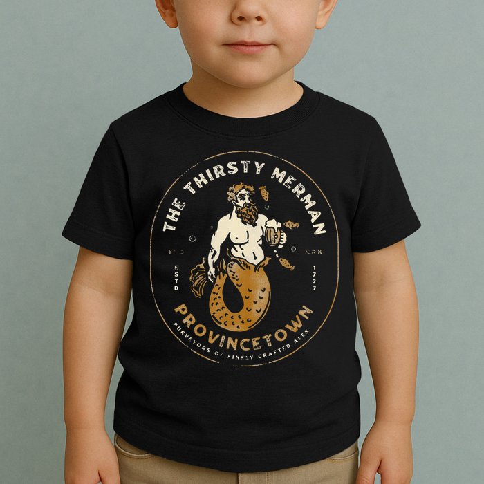The Thirsty Merman Provincetown Cape Cod Massachusetts Toddler T-Shirt