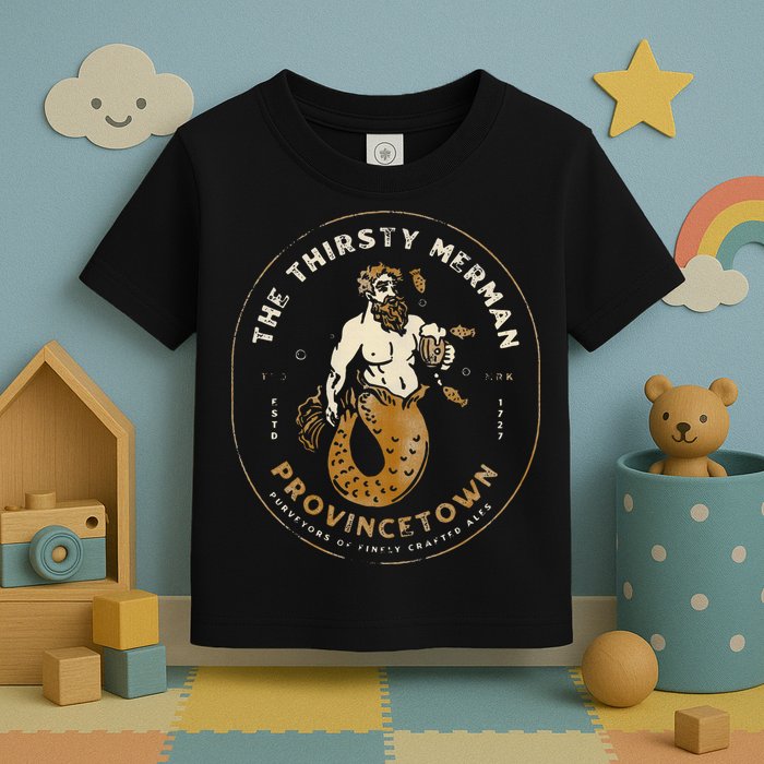 The Thirsty Merman Provincetown Cape Cod Massachusetts Toddler T-Shirt