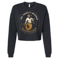 The Thirsty Merman Provincetown Cape Cod Massachusetts Cropped Pullover Crew