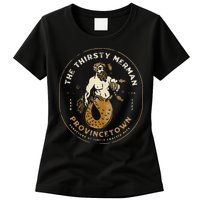 The Thirsty Merman Provincetown Cape Cod Massachusetts Womens T-Shirt
