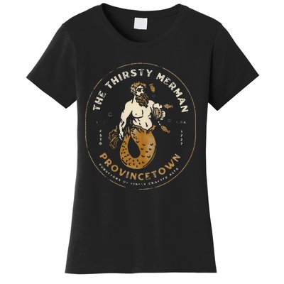 The Thirsty Merman Provincetown Cape Cod Massachusetts Women's T-Shirt