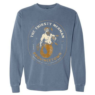 The Thirsty Merman Provincetown Cape Cod Massachusetts Garment-Dyed Sweatshirt