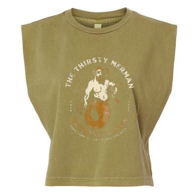 The Thirsty Merman Provincetown Cape Cod Massachusetts Garment-Dyed Women's Muscle Tee