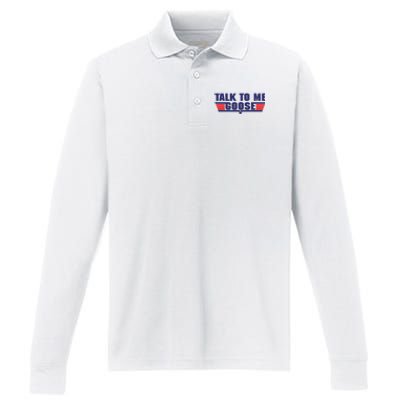 Talk To Me Goose Performance Long Sleeve Polo