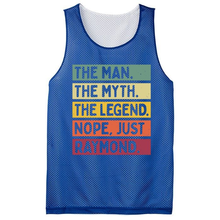 The The Myth The Legend Nope Just Raymond Funny Quote Great Gift Mesh Reversible Basketball Jersey Tank