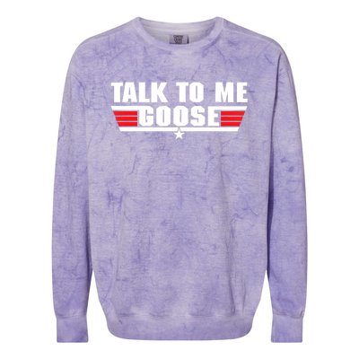 Talk To Me Goose Colorblast Crewneck Sweatshirt