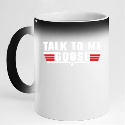 Talk To Me Goose 11oz Black Color Changing Mug