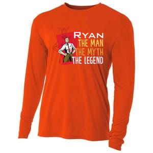 The The Myth The Legend Ryan Gift Cooling Performance Long Sleeve Crew