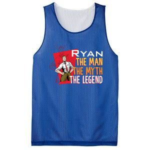 The The Myth The Legend Ryan Gift Mesh Reversible Basketball Jersey Tank