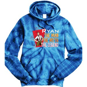 The The Myth The Legend Ryan Gift Tie Dye Hoodie