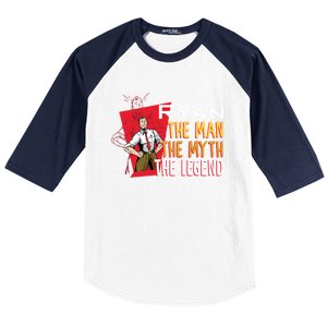 The The Myth The Legend Ryan Gift Baseball Sleeve Shirt