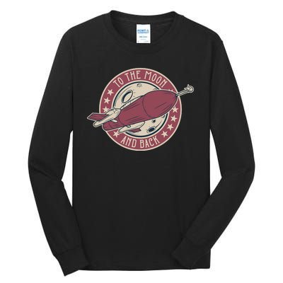 To The Moon And Back Tall Long Sleeve T-Shirt