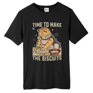 Time To Make The Biscuits Cats Baking Pastry Chef Lover Meaningful Gift Tall Fusion ChromaSoft Performance T-Shirt