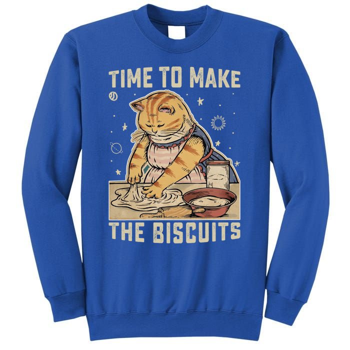 Time To Make The Biscuits Cats Baking Pastry Chef Lover Meaningful Gift Sweatshirt