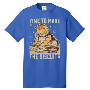 Time To Make The Biscuits Cats Baking Pastry Chef Lover Meaningful Gift Tall T-Shirt