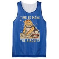 Time To Make The Biscuits Cats Baking Pastry Chef Lover Meaningful Gift Mesh Reversible Basketball Jersey Tank