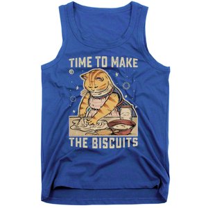 Time To Make The Biscuits Cats Baking Pastry Chef Lover Meaningful Gift Tank Top