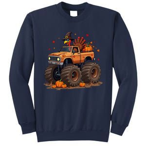 Thanksgiving Turkey Monster Truck Gift Sweatshirt