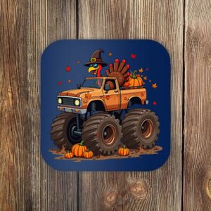 Thanksgiving Turkey Monster Truck Gift Coaster