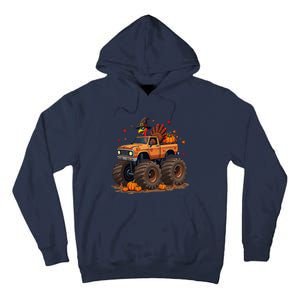 Thanksgiving Turkey Monster Truck Gift Tall Hoodie