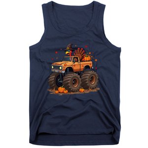 Thanksgiving Turkey Monster Truck Gift Tank Top